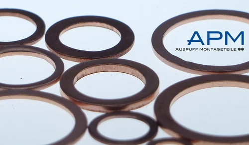 Vehicle universal sealing rings sealing washers made of copper 25 pieces of choice