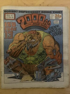 2000AD #497, Fleetway Comics, 22nd November 1986, FN