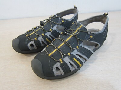 ALDI ADVENTURIDGE TREKKING HIKING SANDALS/SHOES, MENS SZ 10, GREY 56107  FREE S&H