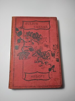 History of Julius Caesar by Jacob Abbott Hardcover Rare 1st Print  Antique 1800s