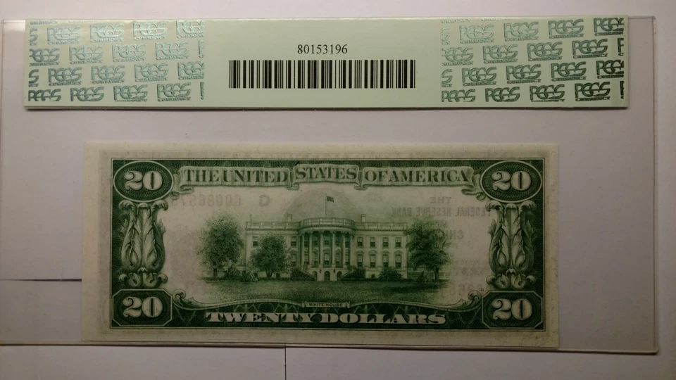 Fr. 1870-G 1929 $20 Federal Reserve Bank Note PCGS Very Choice New 64PPQ - Image 4 of 4