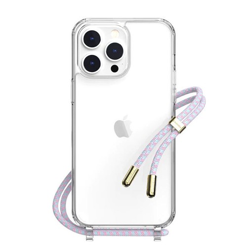 SwitchEasy Play Lanyard Shockproof Clear Case for iPhone 14 series - Foto 8 di 8