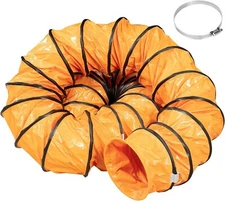 AlorAir 8" Flexible PVC Ducting Hose for Exhaust Blower Fan Venting Air Transfer