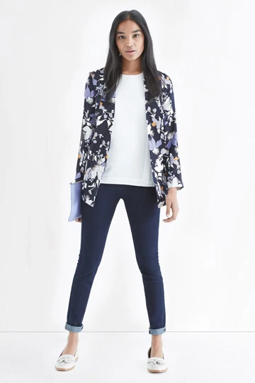 OASIS SHADOW ORCHID SOFT BLAZER 8 - Image 2 of 4