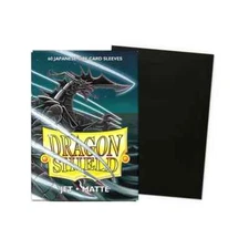 Dragon Shield 60CT Japanese Matte Sleeves - Jet - YuGiOh TCG