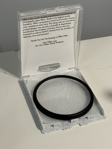 CLEAN - Tiffen Glimmerglass 82mm Grade 1 Filter