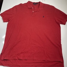 Polo Ralph Lauren Men's Classic-Fit XXL Red small pony