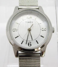 Women Timex Quartz WR Analog 25mm Dial Round Watch (H31) "New Battery"