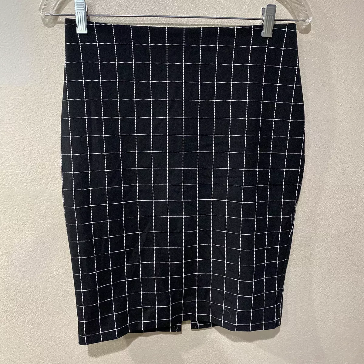 Express checkered clearance skirt