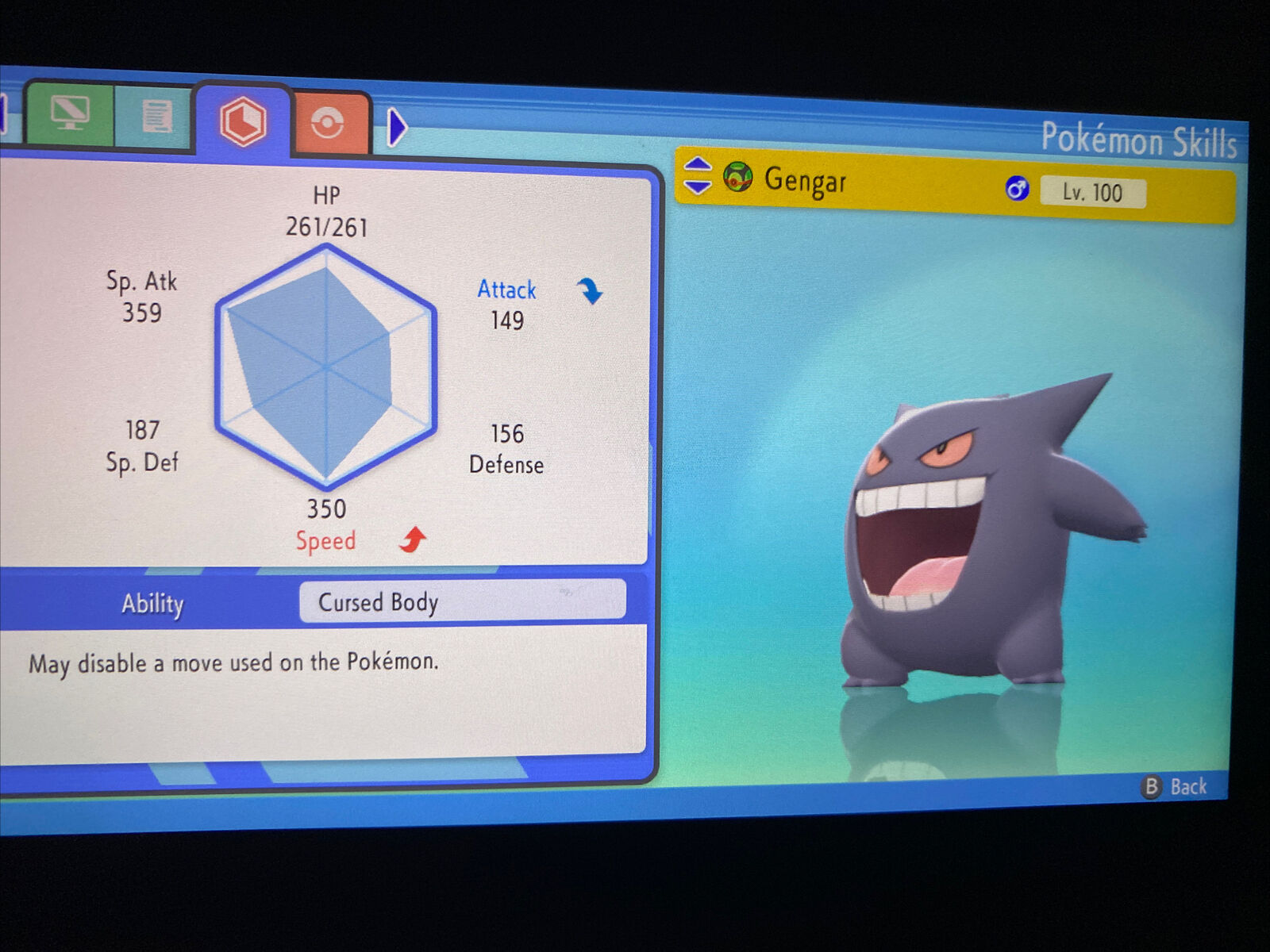 6IV Shiny Gengar Pokemon Brilliant Diamond Shining Pearl 