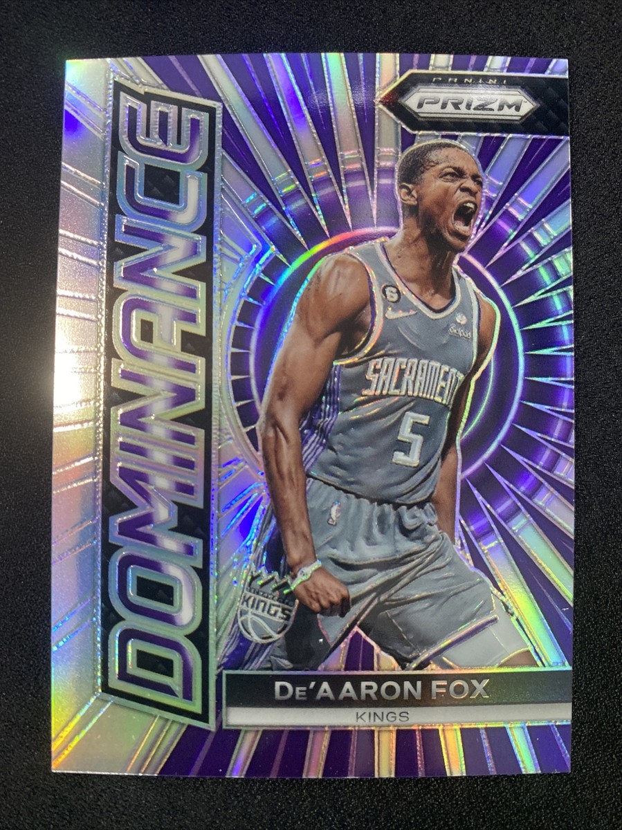 2023-24 Prizm Basketball SILVER Prizm Dominance De'Aaron Fox #17