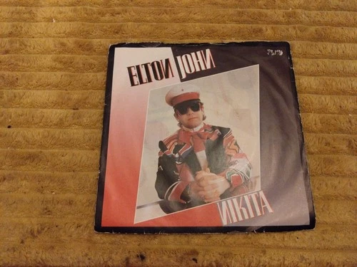 ELTON JOHN-NIKITA/THE MAN WHO COULD NEVER DIE EJS9(1985) VG+/EX 7 INCH P/S