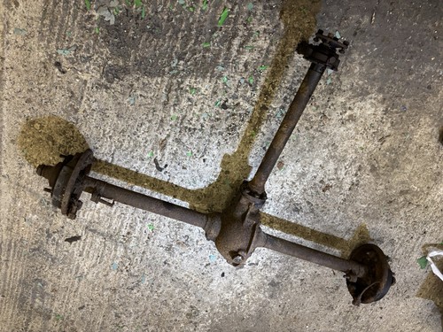 Complete Austin Seven 7 Rear Axle With Hubs Semi Curling Very Smooth ...