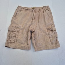 Short WORK WEAR 36 beige homme coupe régulière cargo 100 % coton