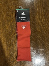 Adidas Baseball Over the Calf Socks Red Size S Youth Aeroready Compression