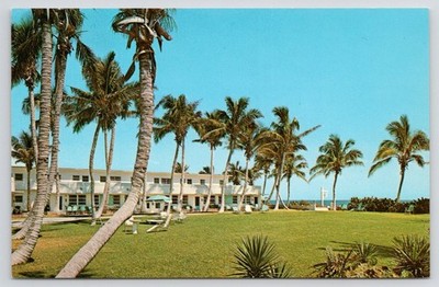 Deerfield Beach FL Sea Pearl Apartments Postcard