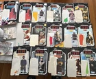 Vintage STAR WARS Jedi Action Figure Original Back Cardbacks Kenner LOT of 16
