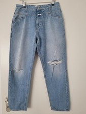 Closed Hochwertige Damen Hose Boyfriend Jeans GR.30 L Relaxed Chino Blau
