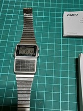 CASIO Data Bank DBC-611 Silver Digital Watch Calculator Vintage Style
