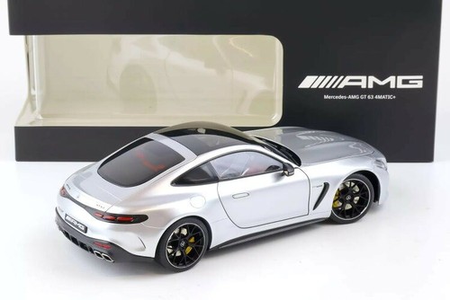 2024 MERCEDES BENZ GT-CLASS AMG GT63 4-MATIC (C192) 1/18 HIGHTECH SILVER by NZG - Picture 2 of 5