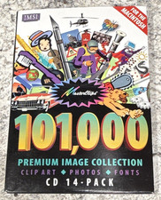 IMSI MasterClips 101,000 Premium Image Collection Clip Art CD 14-Pack Mac