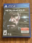 Metal Gear Solid V: Ground Zeroes (Sony PlayStation 4, 2014) Sealed! Mint!