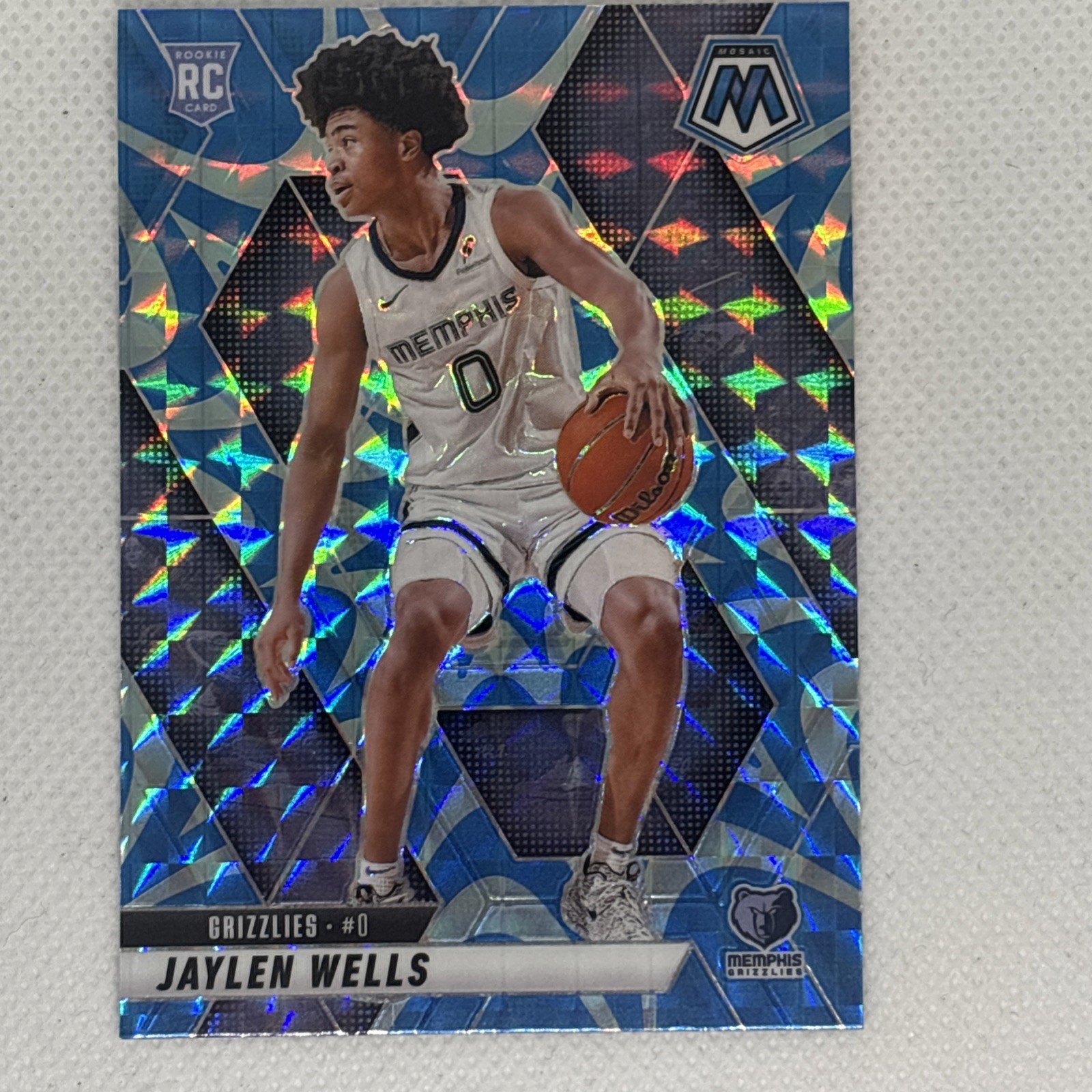 2024-25 Mosaic Jaylen Wells Mosaic Prizm Rookie Memphis Grizzlies #240