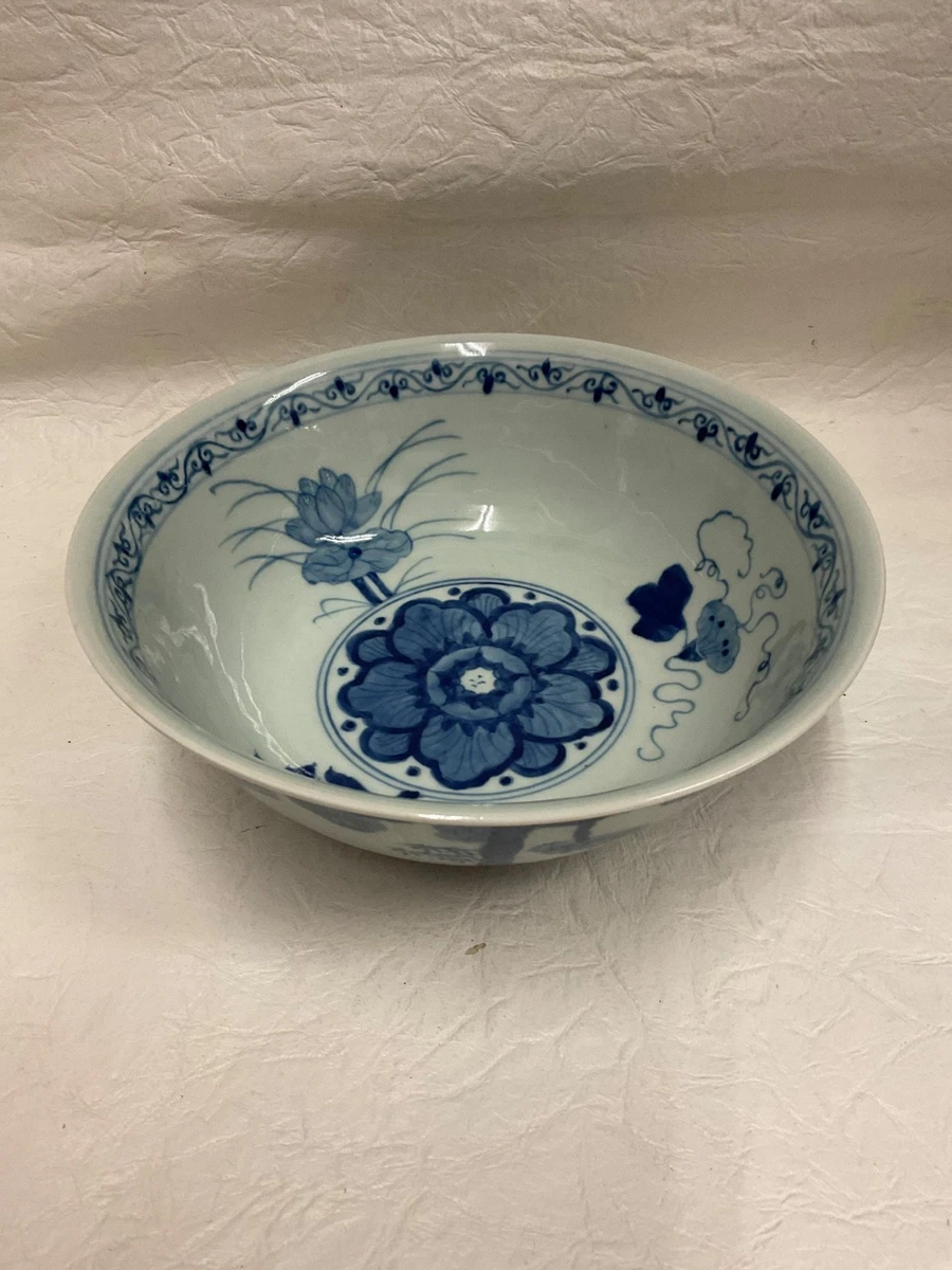 陶瓷蓝色复古原创中国碗| eBay