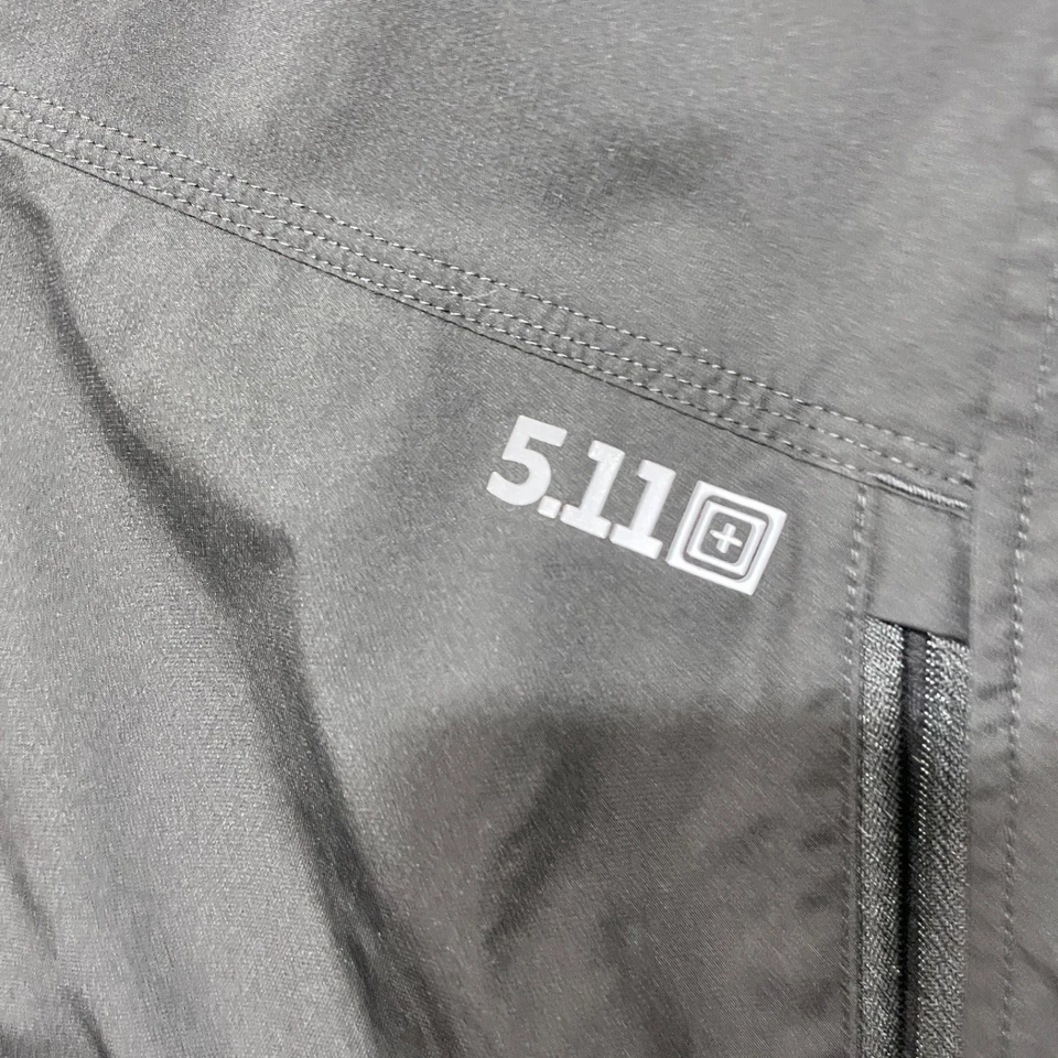 5.11 Jacket Tactical Light Utility Hidden Zips Black Cop Army Law Service USED - Image 4 of 4