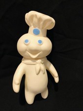 Pillsbury Doughboy Vintage 1971 Advertising Toy Vinyl 7? SEE photos READ Baking