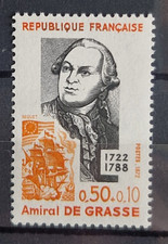 YT 1727 AMIRAL DE GRASSE NEUF ** 1972