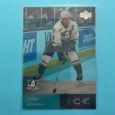 2000-01 Ice #2 Teemu Selanne - Anaheim Ducks