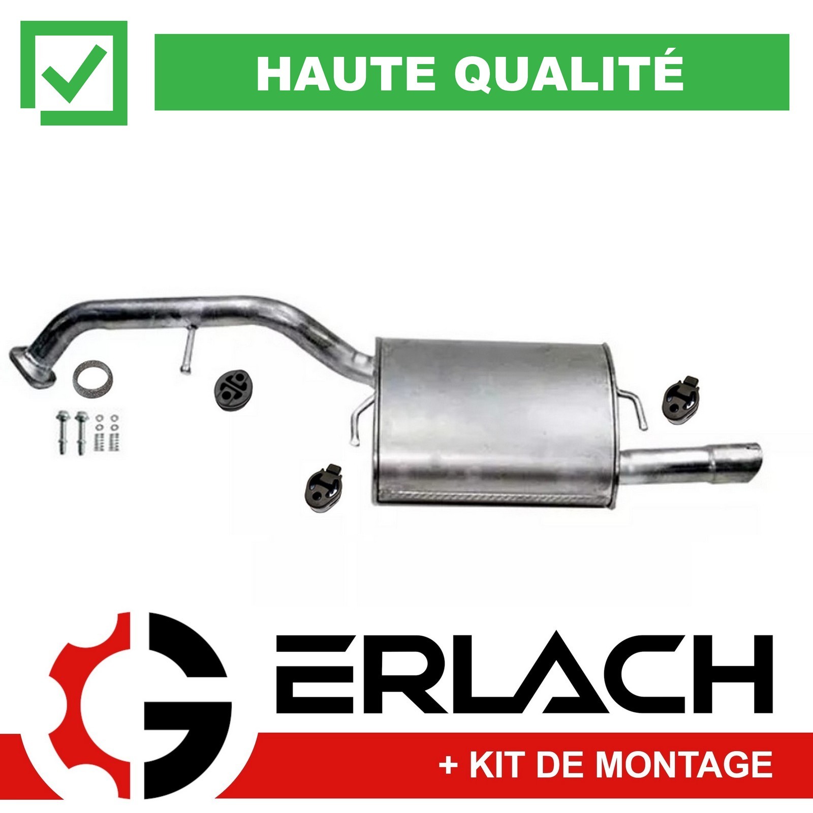 Silencieux arrière pour Mazda 5 1.8 et 2.0 essence, modèle de pot d'échappement 9321 en acier