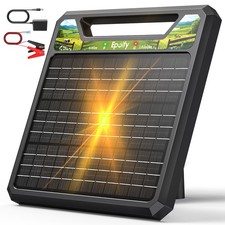Solar Electric Fence Charger 45-Mile Solar Lithium Technology Electric Energizer