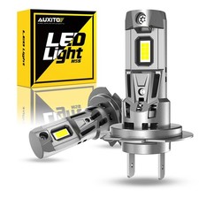 AUXITO LED Headlight Bulbs 44000LM Kit H7 High Low Beam Super Bright White M5S