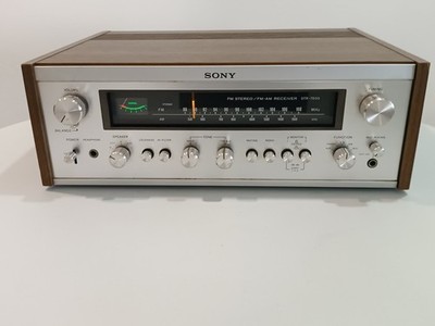 Sony STR-7035 Stereo Receiver, 70er Vintage, Silber Holz
