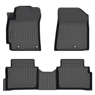 3D Floor Mats Liner Carpets For 2019-2024 Kia Forte TPE Rubber All Weather