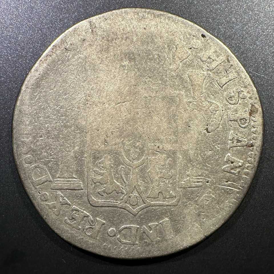 1815 MZ Durango Mexico 8 Reales Silver War of Independence Rare Early Date - Image 2 of 2
