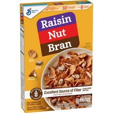 Raisin Nut Bran Cereal, High Fiber Cereal Mad...
