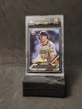 Jackson Merrill RC 2024 MLB TOPPS NOW #591 BGS BLACK LABEL 10