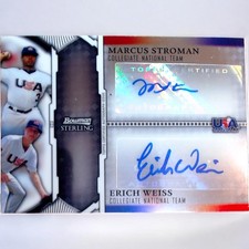Marcus Stroman / Erich Weiss 2011 Bowman Sterling Dual Auto #SW 181/299