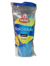 O Cedar Roll-O-Matic Roller Mop Refill Wave Sponge Blue