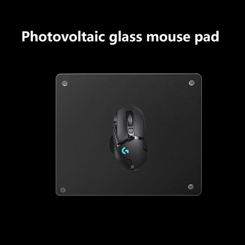 Transparent Glass Gaming Mouse Pad E-Sport Gamer Accessories Professional Mo _tm - Afbeelding 9 van 17