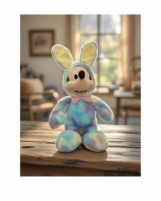 DISNEY Store Mickey Mouse BUNNY PLUSH  EASTER 2020 Tie Dye