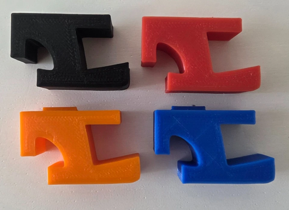 4 hinges (2 sets!) for Dual Turntable Dust Cover United Audio 1209, 1210, 1211.. - Image 3 of 4