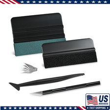 Car Window Tint Installation Kit Vinyl Wrap Tools Felt Squeegee Micro Squeegee