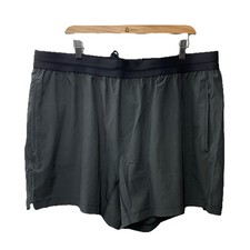 Rhone 5" Mako Tech Short - Mens Unlined Workout Shorts Size XXL, Asphalt Black