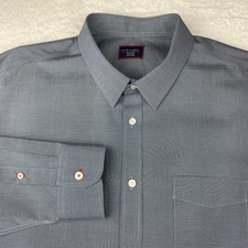 UNTUCKit Dress Shirt Mens XXL Slate Gray Wrinkle Free Long Sleeves