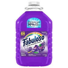 Fabuloso 153058 1 Gal Bottle All Purpose Cleaner, Concentrated, Lavender, 4 Pk