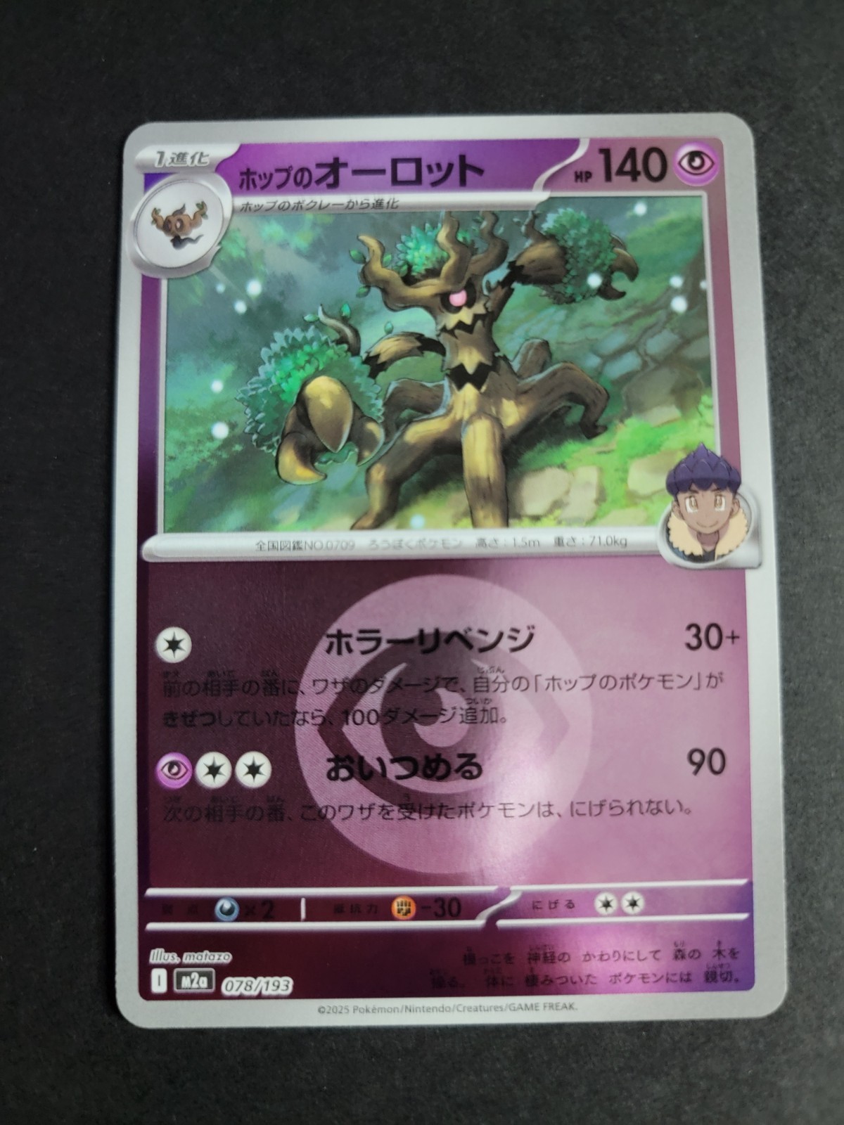 Hop's Trevenant (Energy Foil) 078/193 M2a JP Pokemon Mega Dream ex